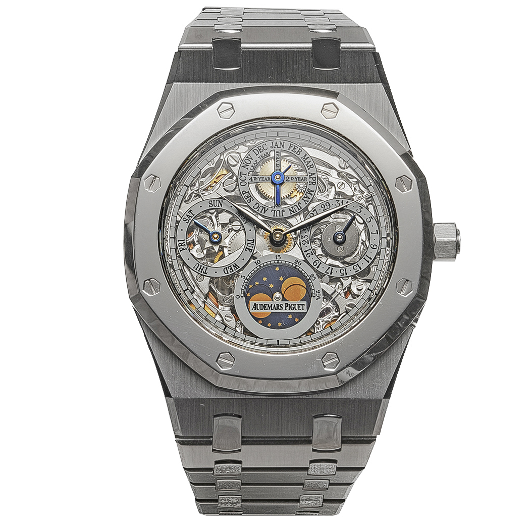 Audemars piguet royal oak perpetual calendar skeleton best sale