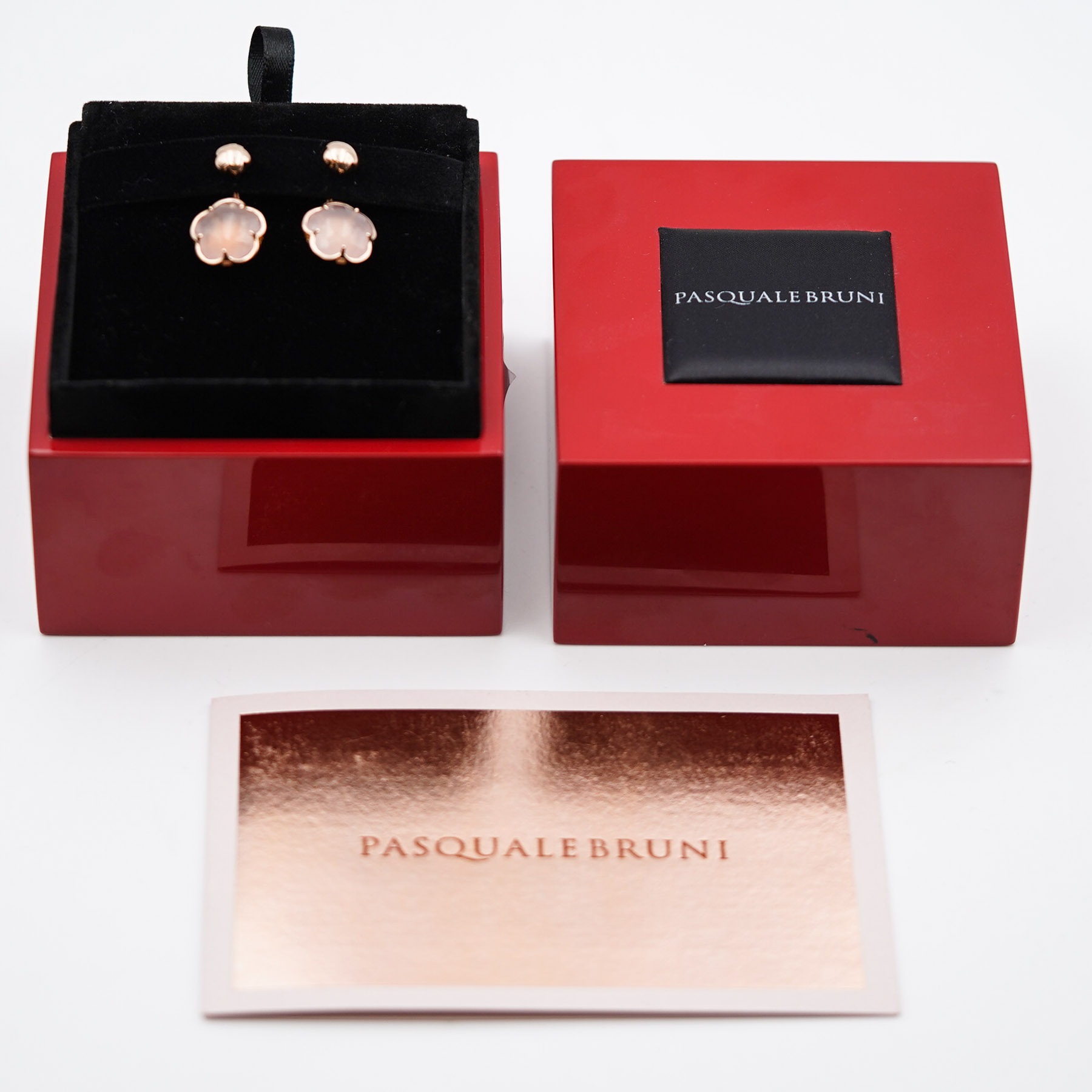 Pasquale Bruni Bon Ton Rose Quartz Earrings