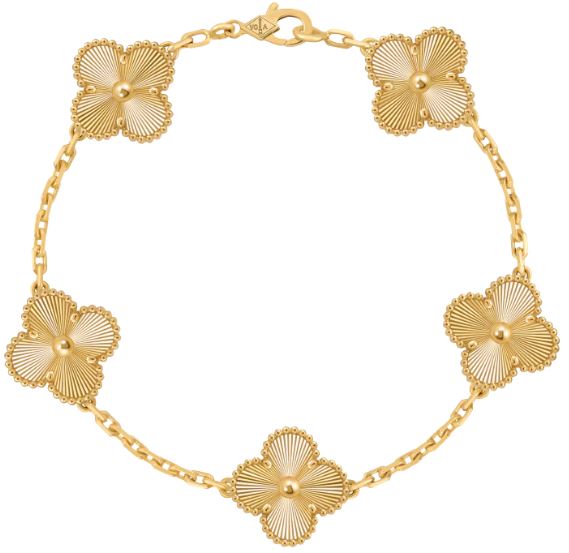 Van Cleef & Arpels Vintage Alhambra bracelet, 5 motifs Bracelet