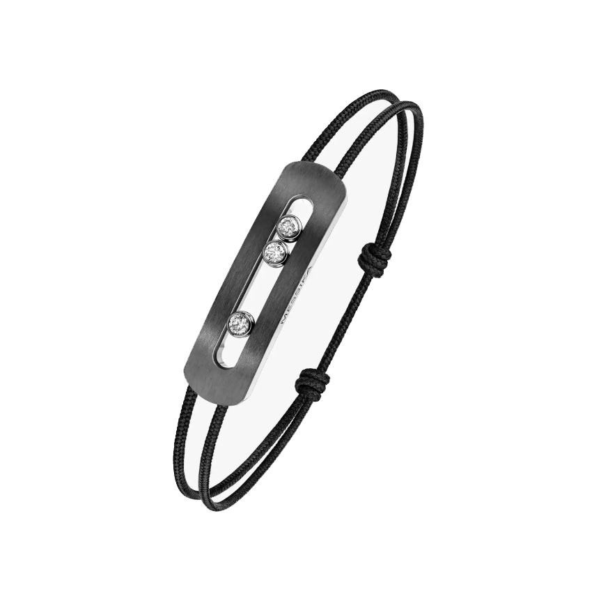 Messika Move Titanium Graphite XL Cord Käevõrud