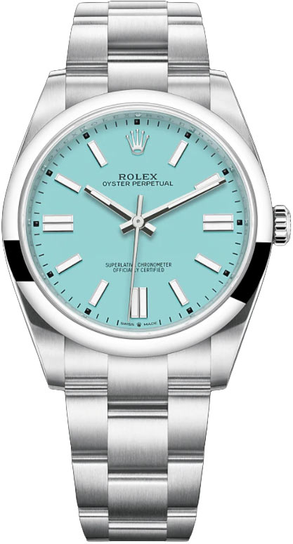 Rolex Oyster Perpetual 41 mm Tiffany Custom