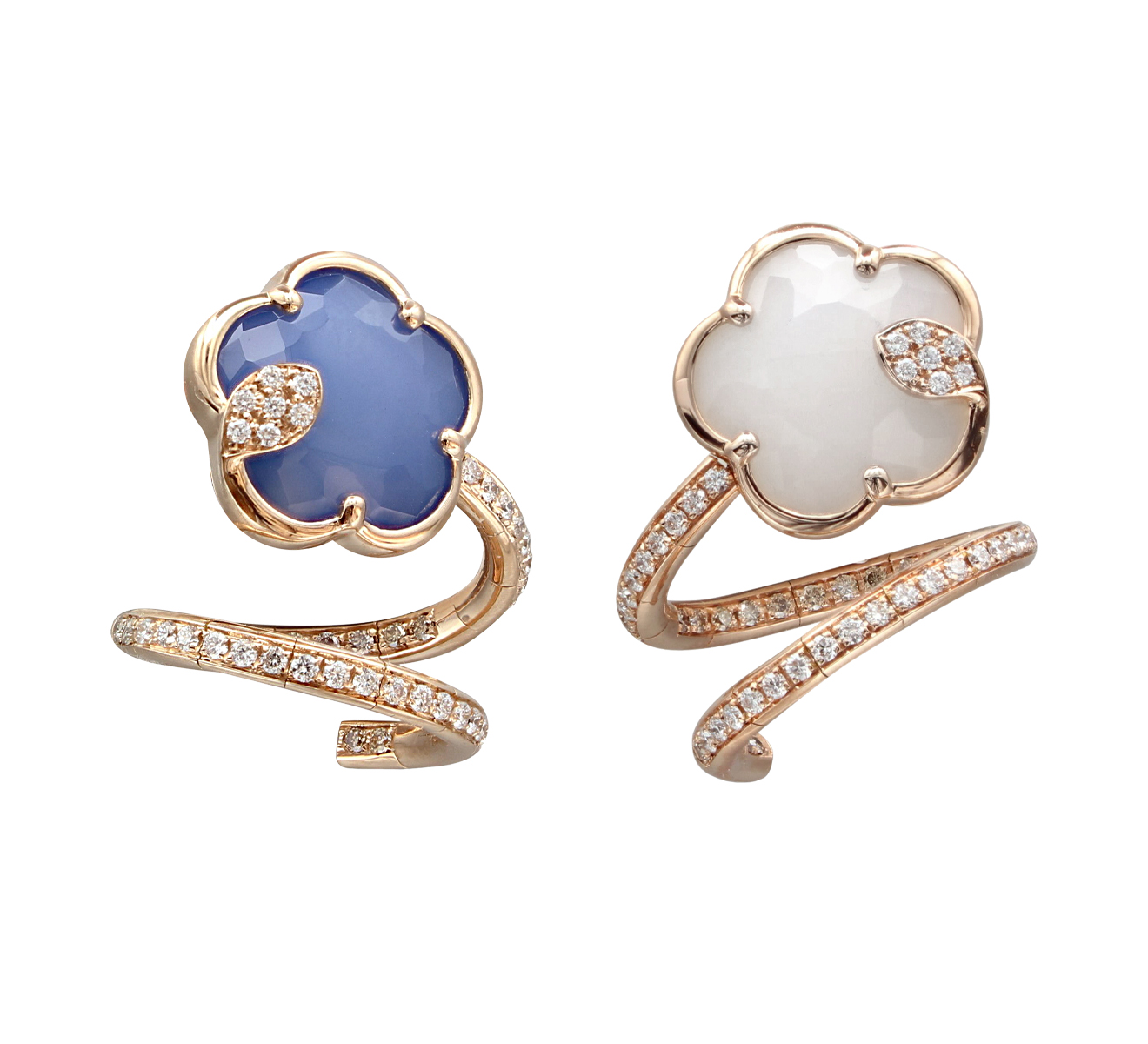 Pasquale Bruni Ton Joli  Agate And Lapis Lazuli Korvakorut