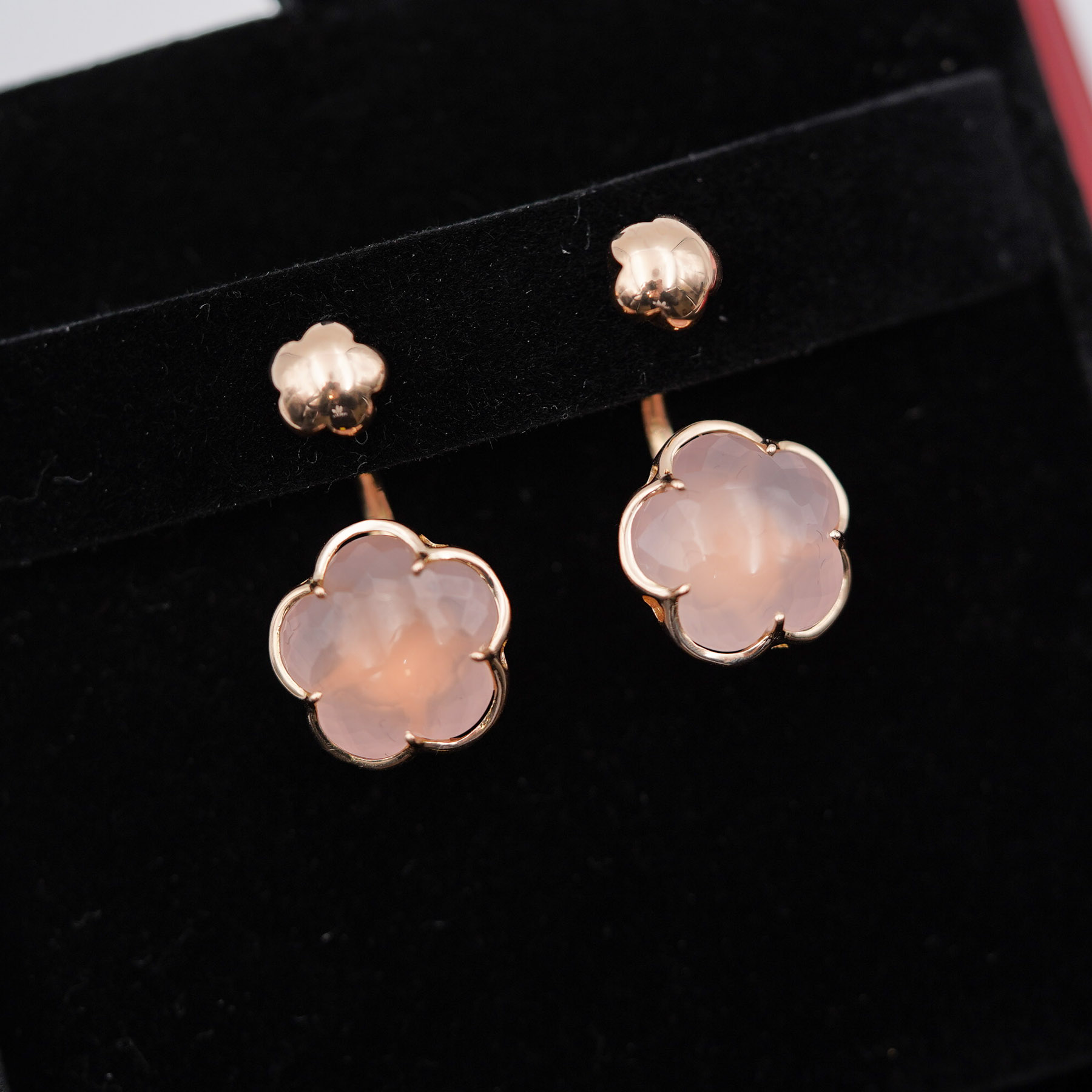Pasquale Bruni Bon Ton Rose Quartz Earrings