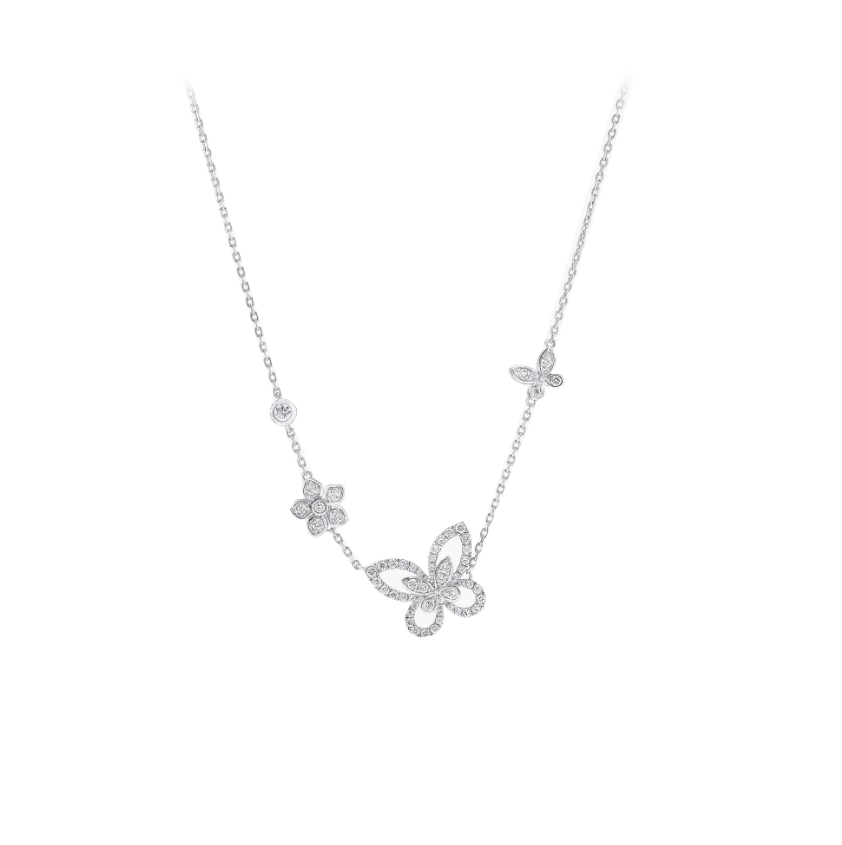Graff Butterfly Diamond Necklace