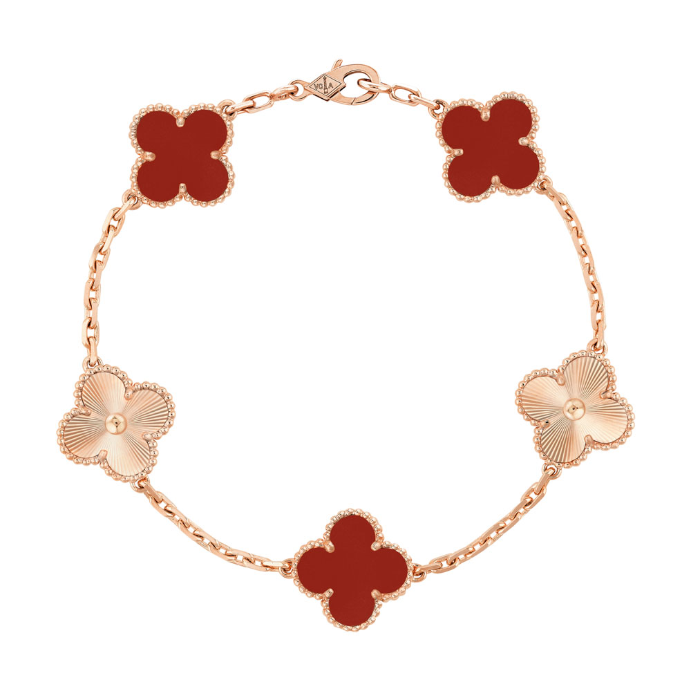 Van Cleef & Arpels Vintage Alhambra bracelet, 5 motifs Armbånd