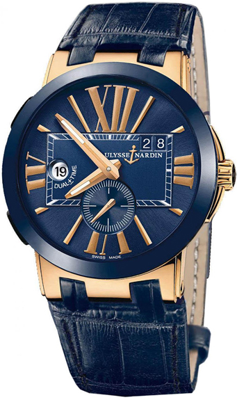 Executive Dual Time Gold Ulysse Nardin 246 00 5 421