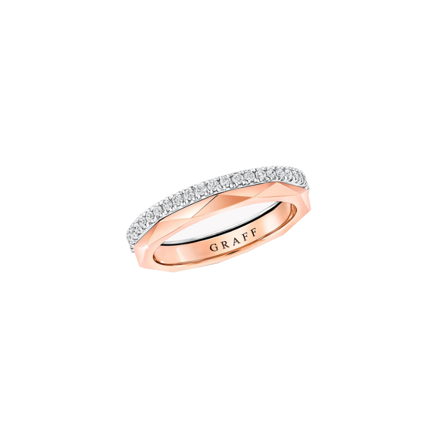 Graff Laurence Graff Signature Diamond and Gold Band Ring