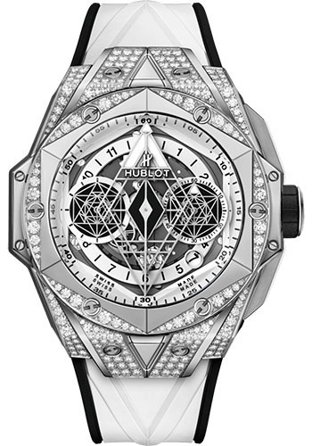 Hublot Big Bang Sang Bleu II Titanium White Pave