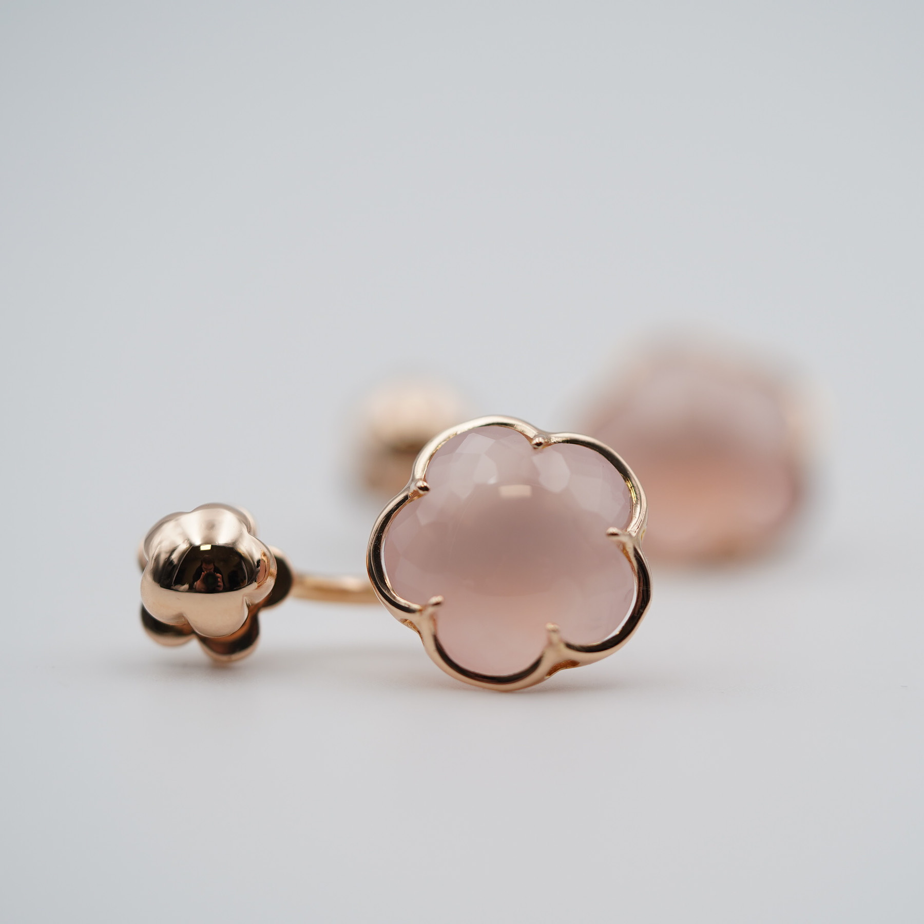 Pasquale Bruni Bon Ton Rose Quartz Earrings