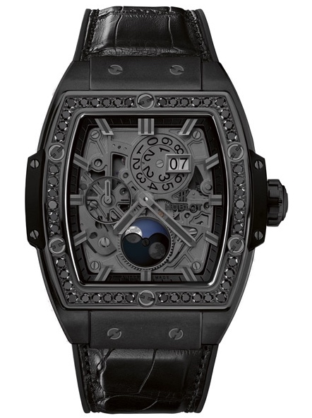 Spirit Of Big Bang 42 Moonphase All Black DIamonds | Hublot | 647