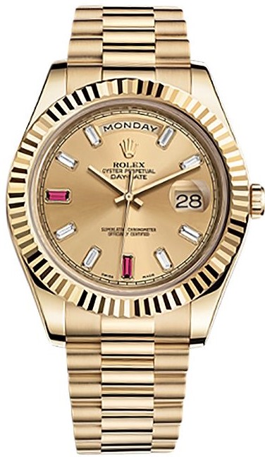 rolex day date 40 thickness