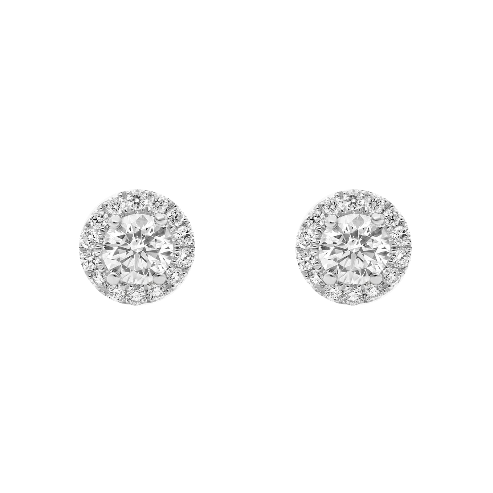 Jewellery Constellation Round Diamond Solitare 2.5 ct Earrings