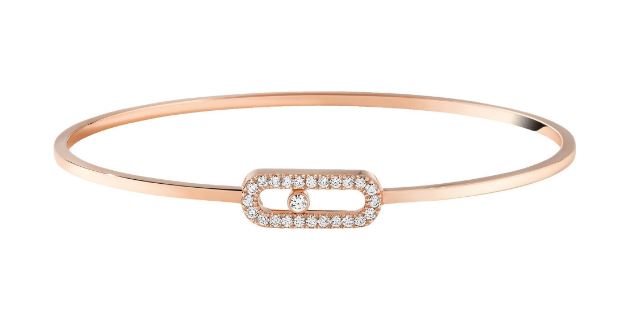 Messika  Move Uno Pavé Flex Bangle Bracelet