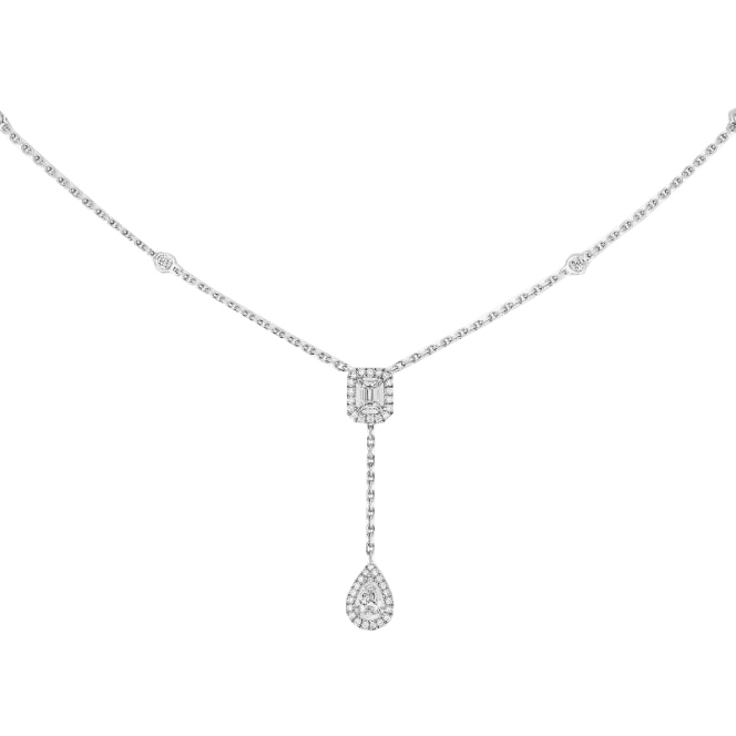 Messika My Twin Tie 0.10ct x2 Necklace