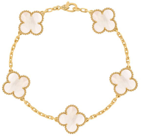 Van Cleef & Arpels Vintage Alhambra bracelet, 5 motifs Bracelet