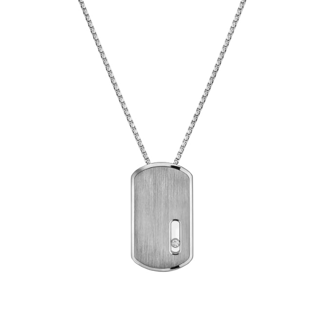 Messika  Move Titanium Natural LM Pendant Necklace Naszyjniki