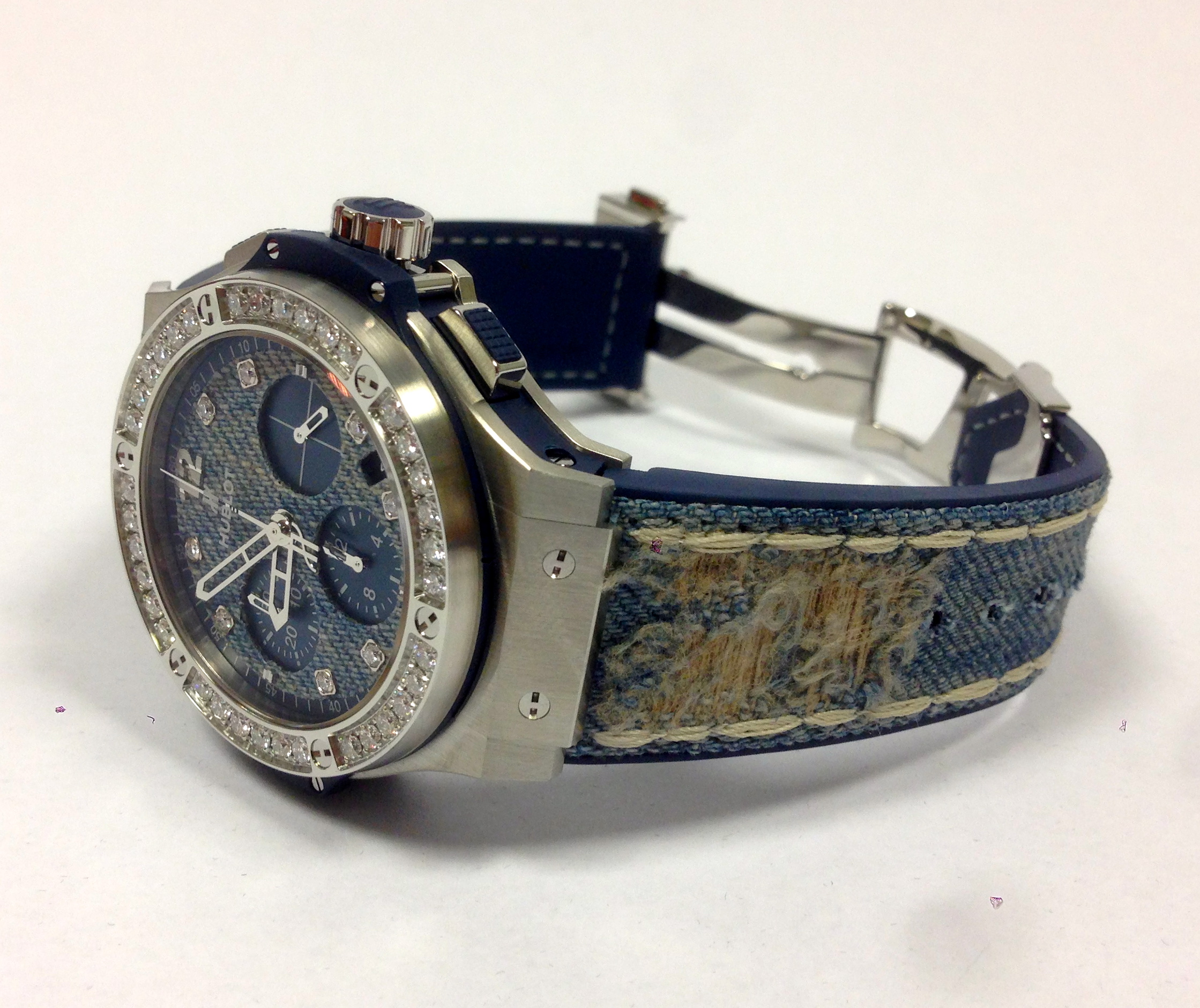 Hublot Big Bang 41 Jeans Diamonds