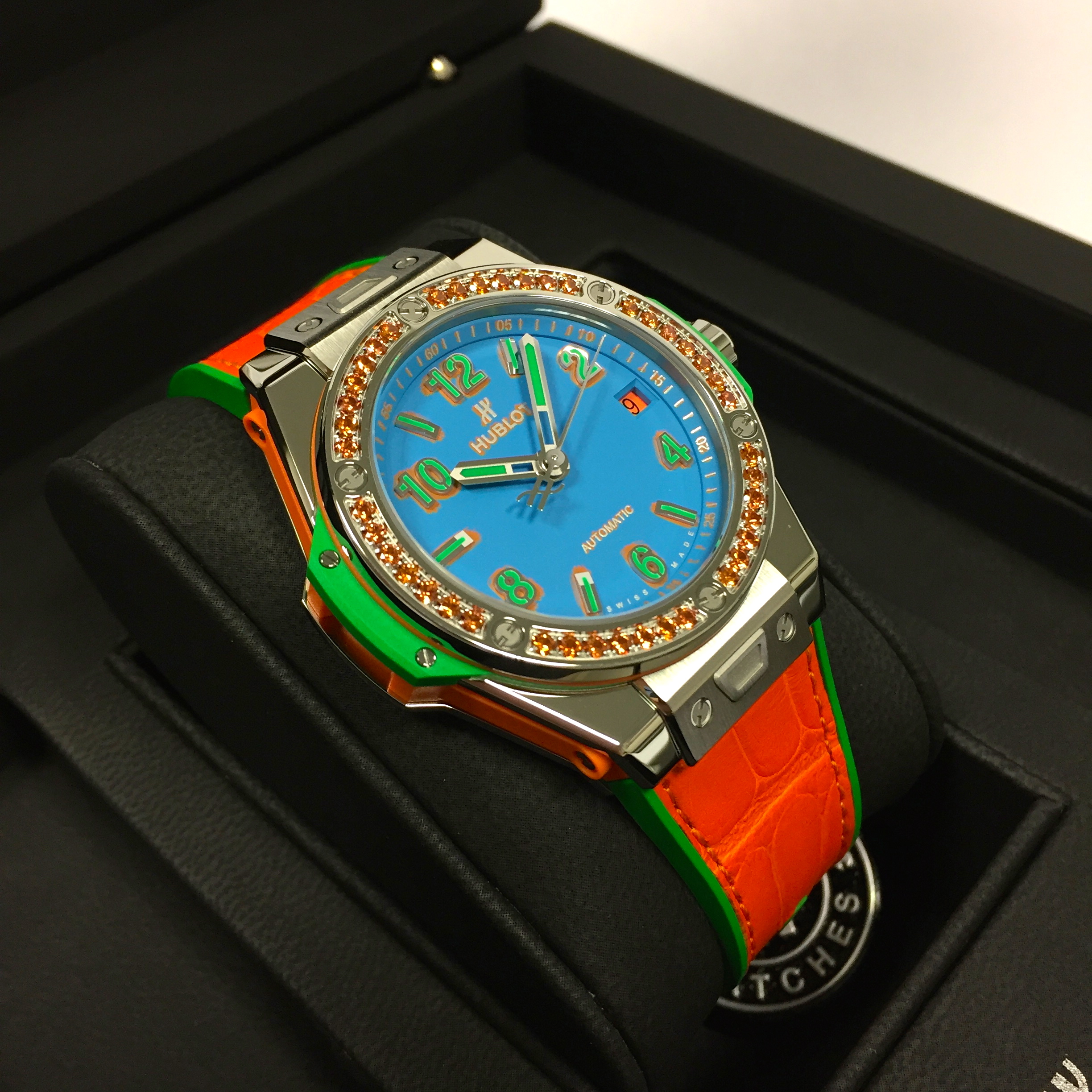 Hublot Big Bang 39 One Click Pop Art Steel Orange