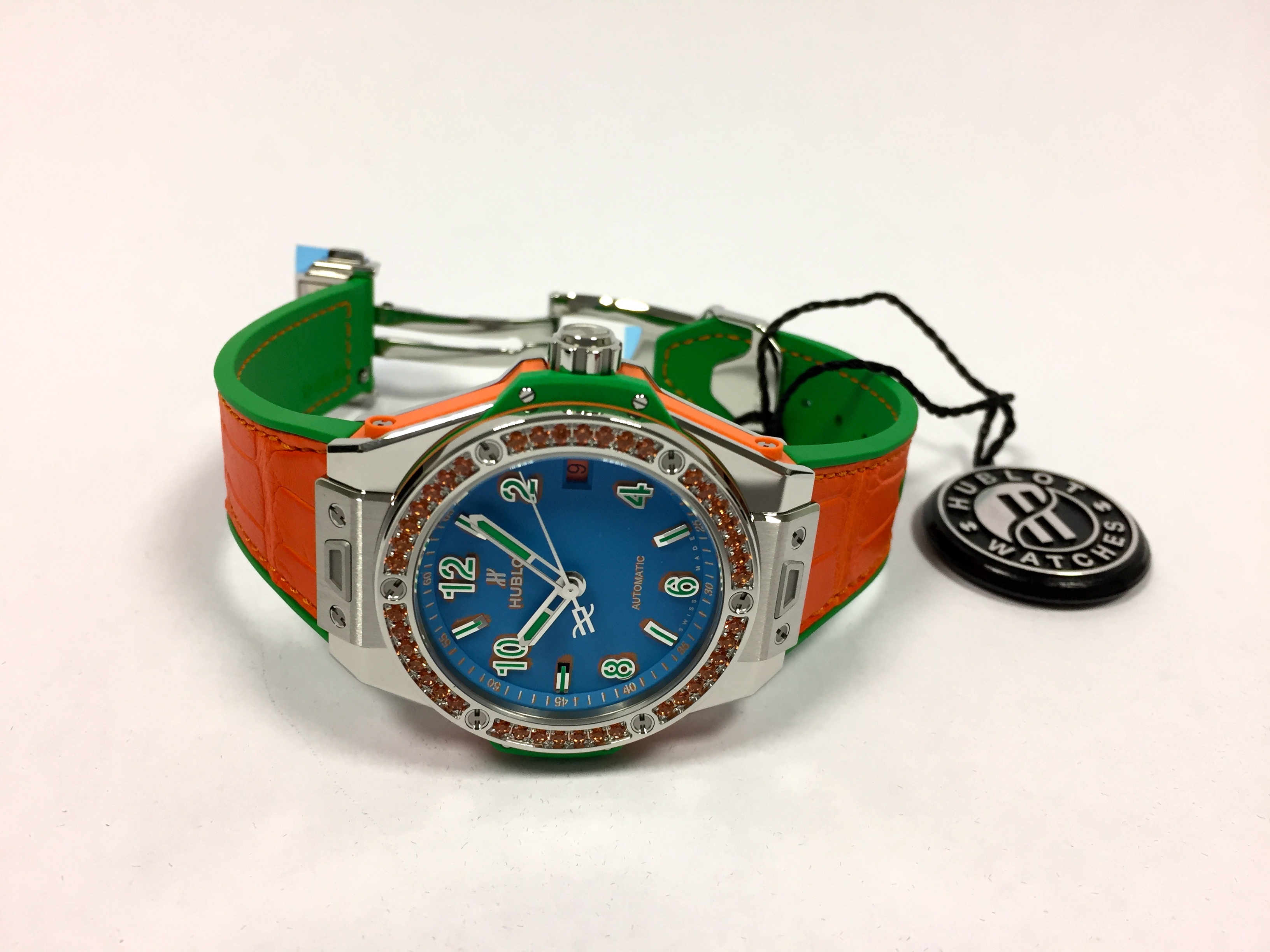 Hublot Big Bang 39 One Click Pop Art Steel Orange