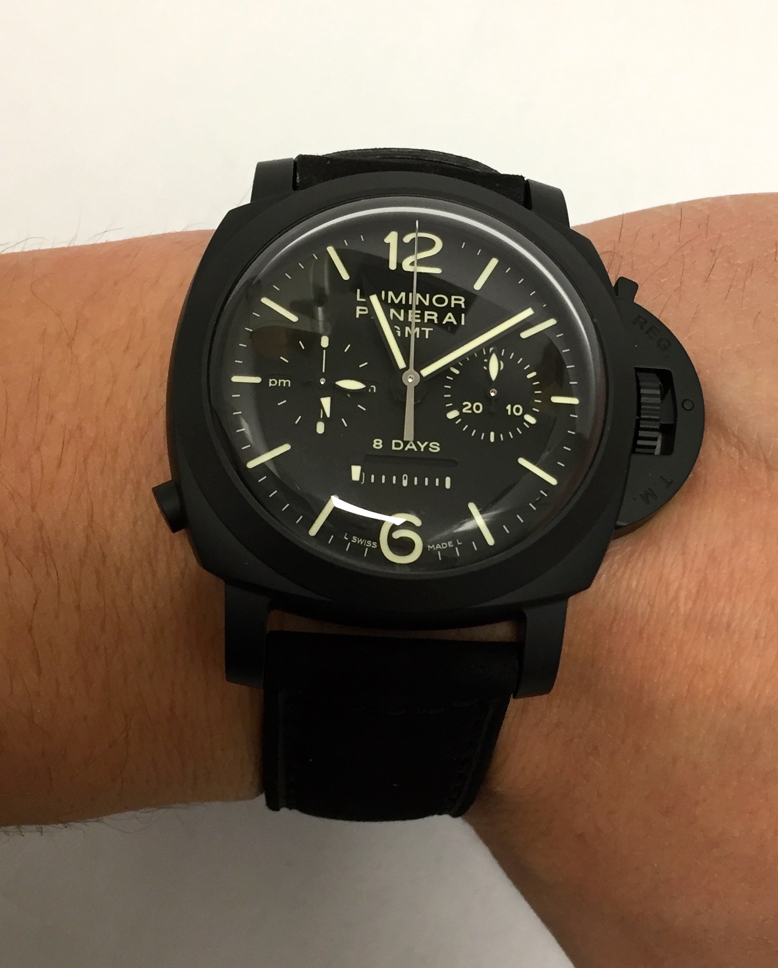 Panerai Luminor Chrono Monopusher 8 Days GMT - 44 mm