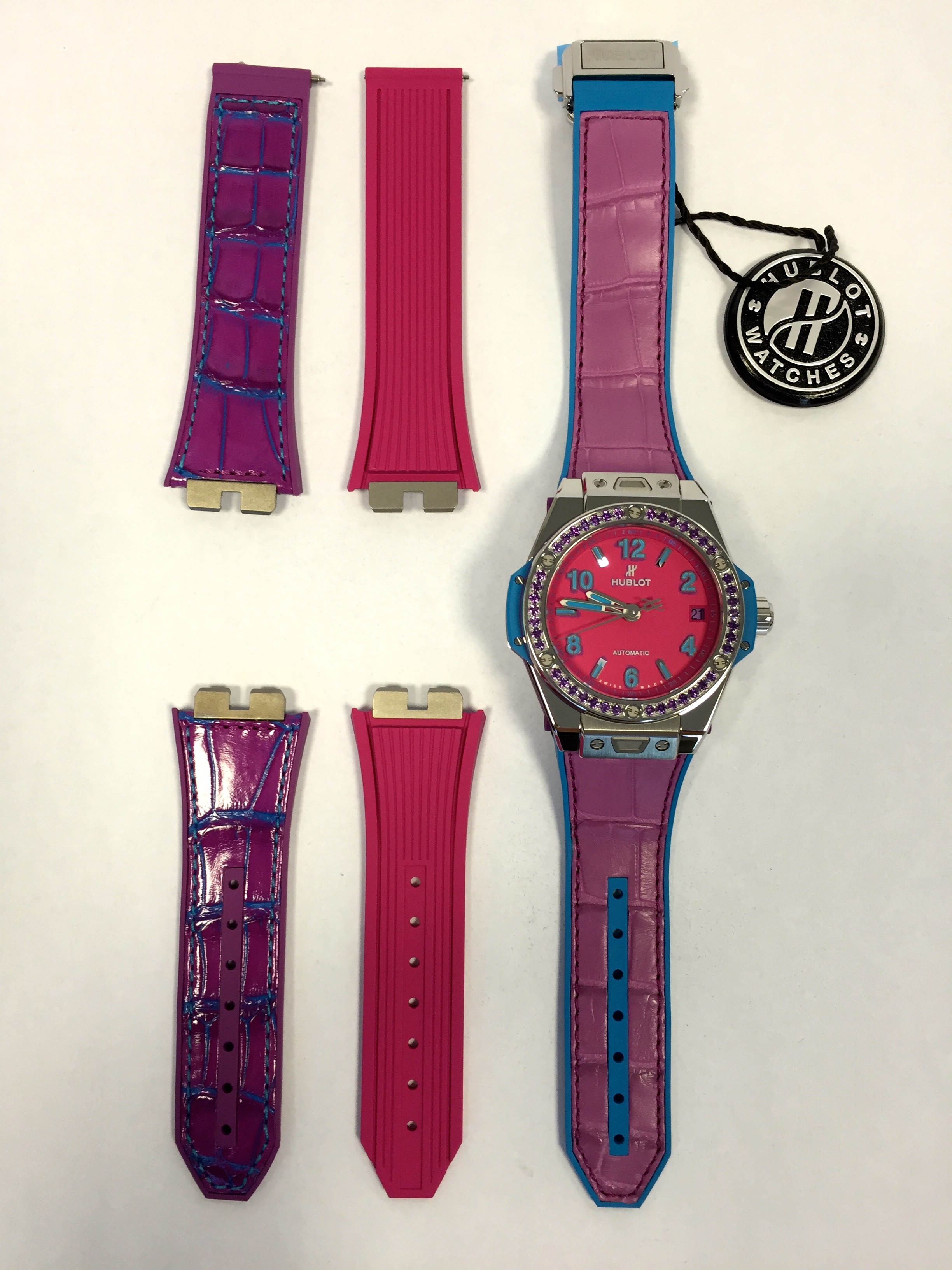 Hublot Big Bang 39 One Click Pop Art Steel Purple