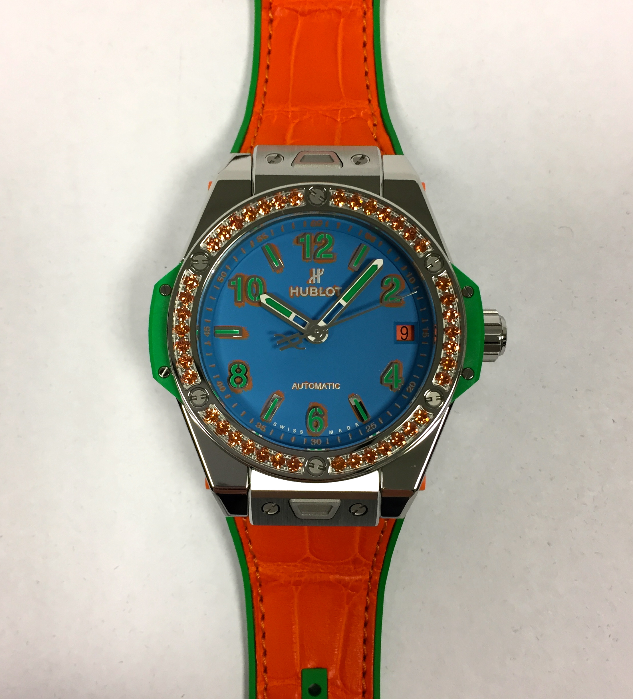 Hublot Big Bang 39 One Click Pop Art Steel Orange