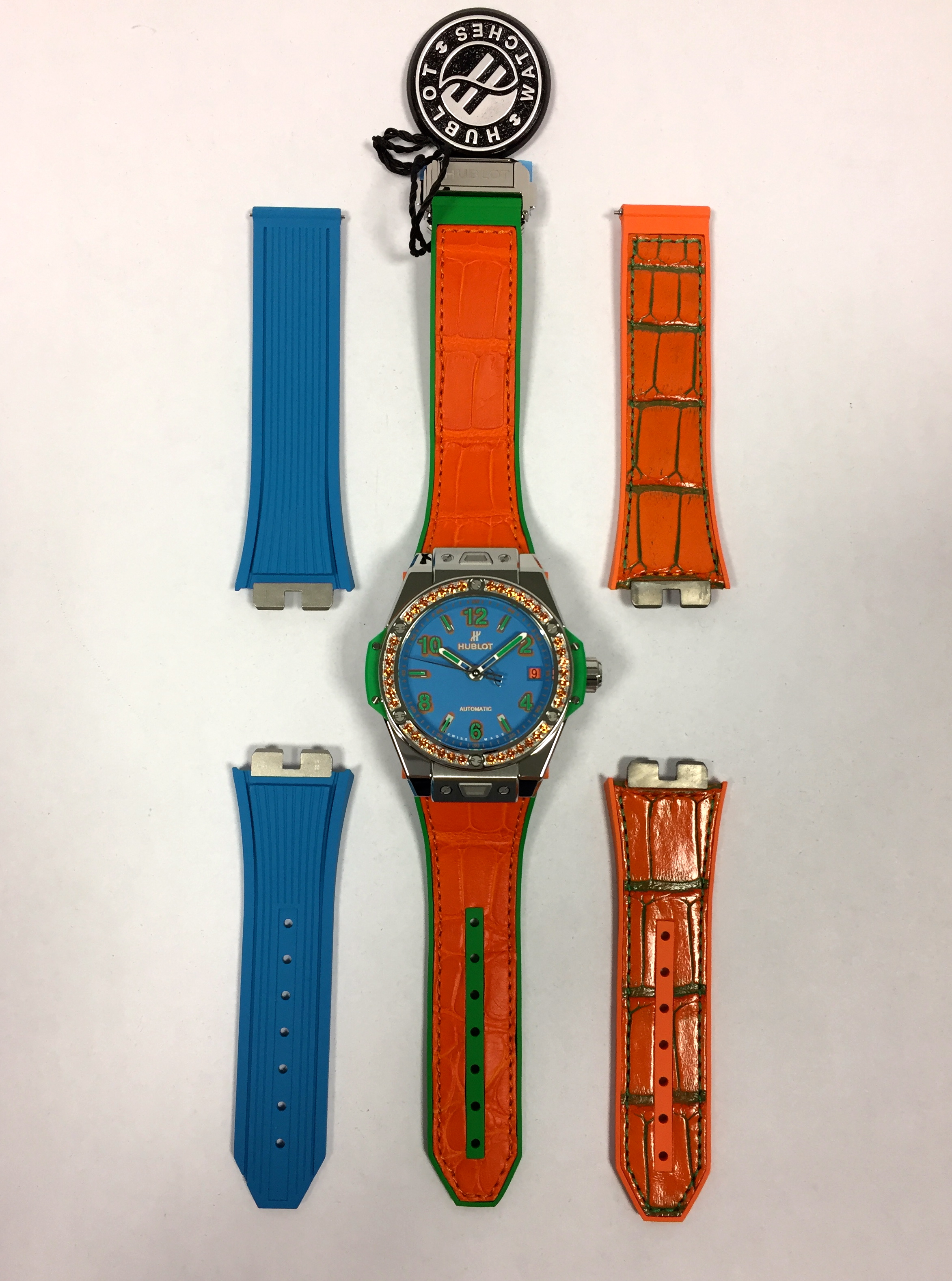Hublot Big Bang 39 One Click Pop Art Steel Orange