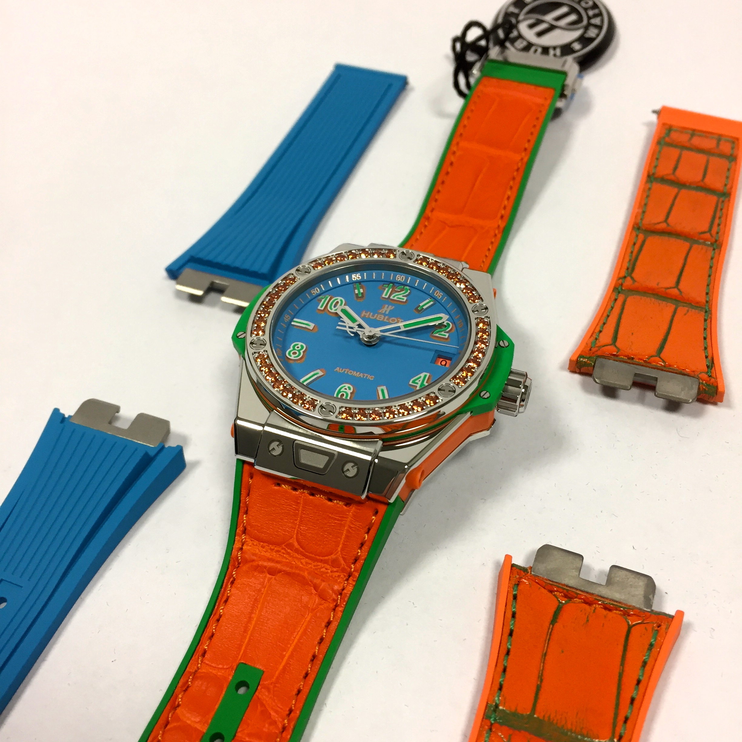 Hublot Big Bang 39 One Click Pop Art Steel Orange