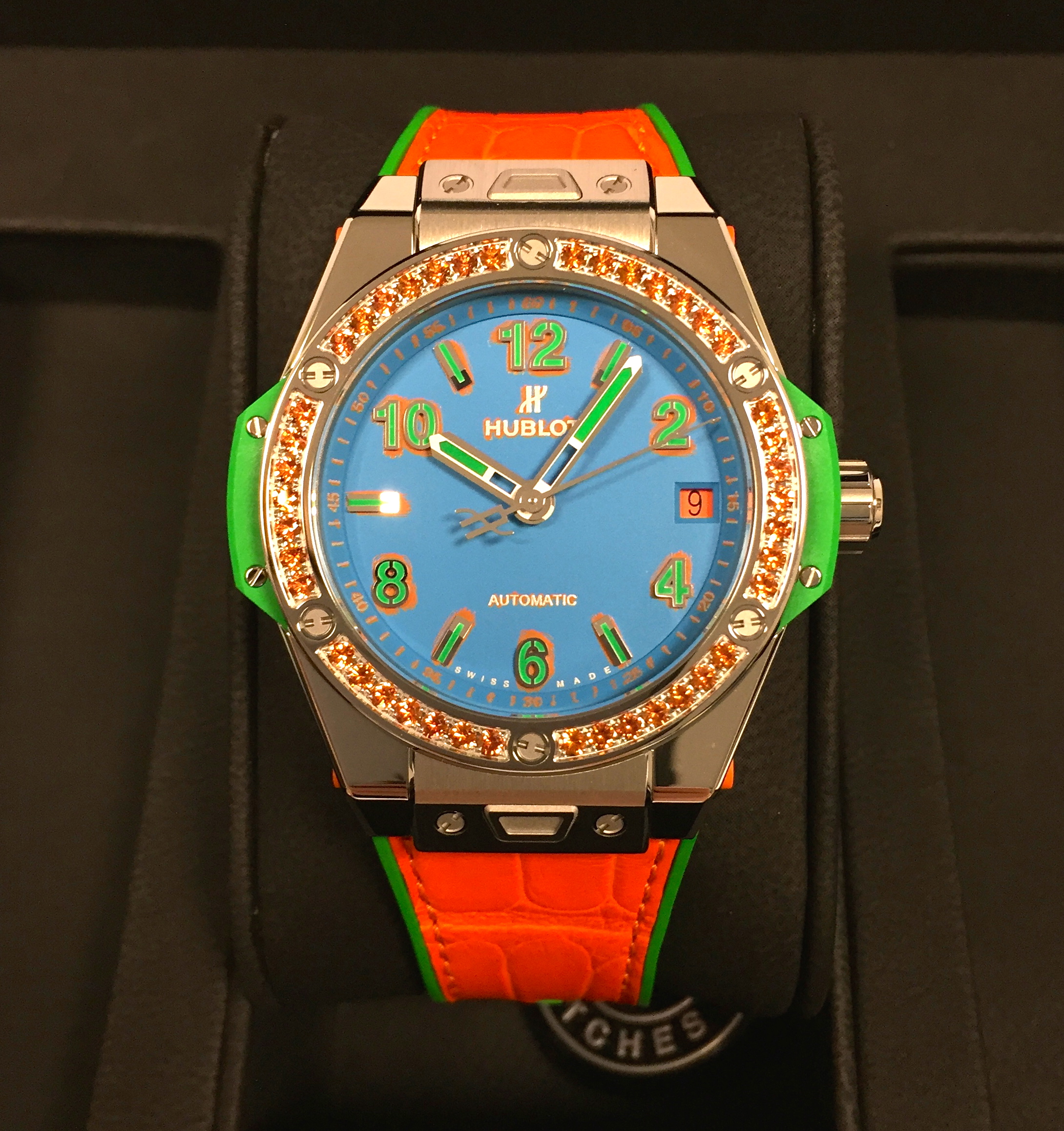 Hublot Big Bang 39 One Click Pop Art Steel Orange