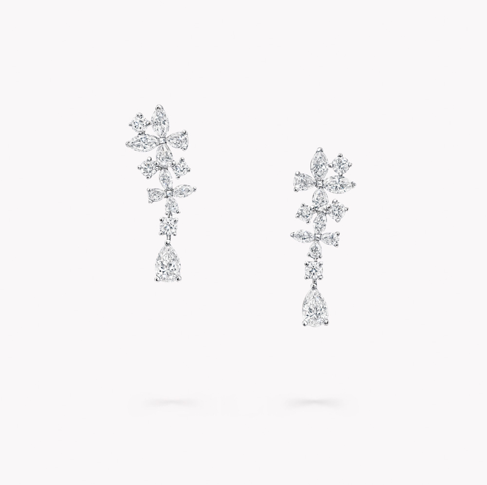 Graff Classic Butterfly Diamond Drop Earrings Örhängen