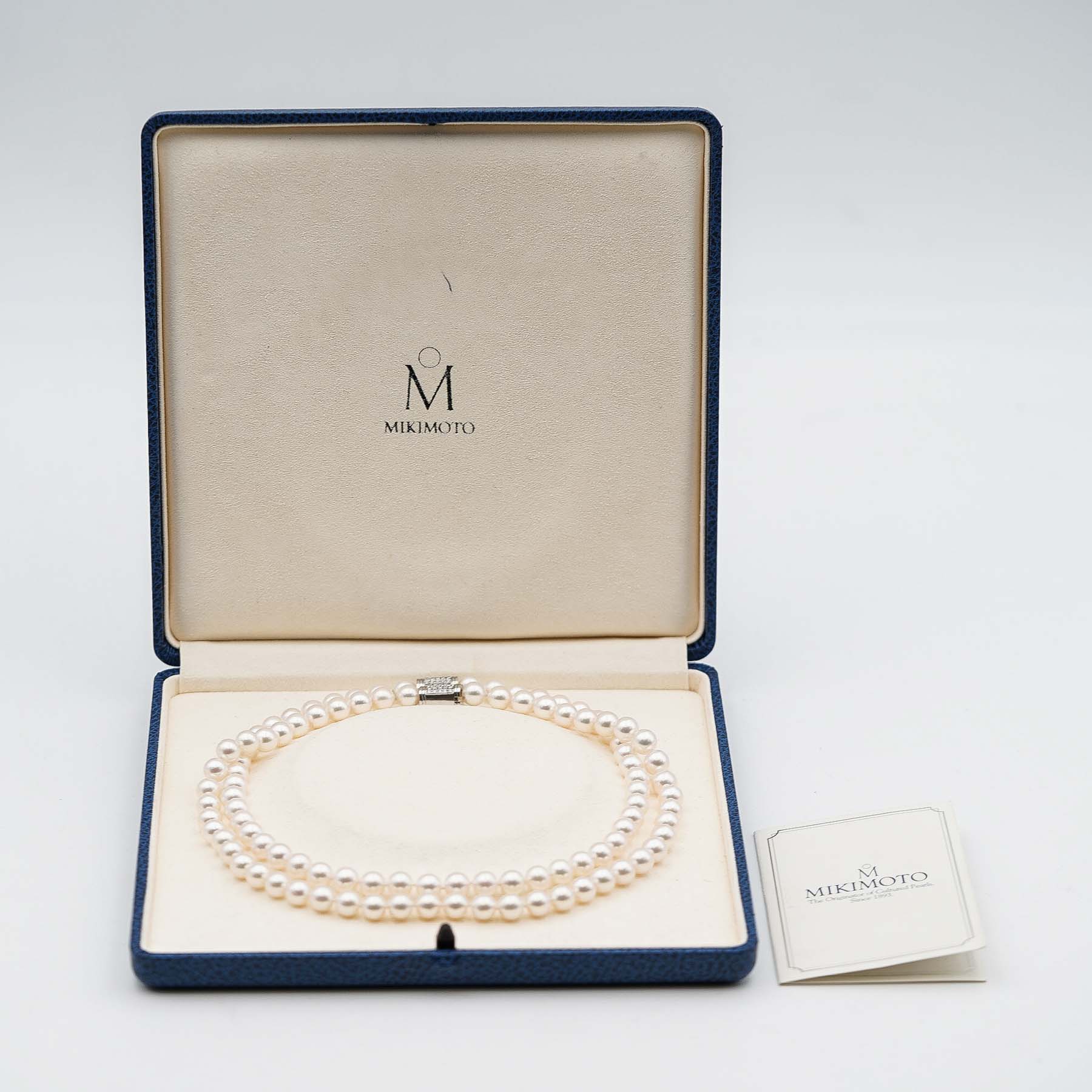 Mikimoto Akoya Double Strand Necklace