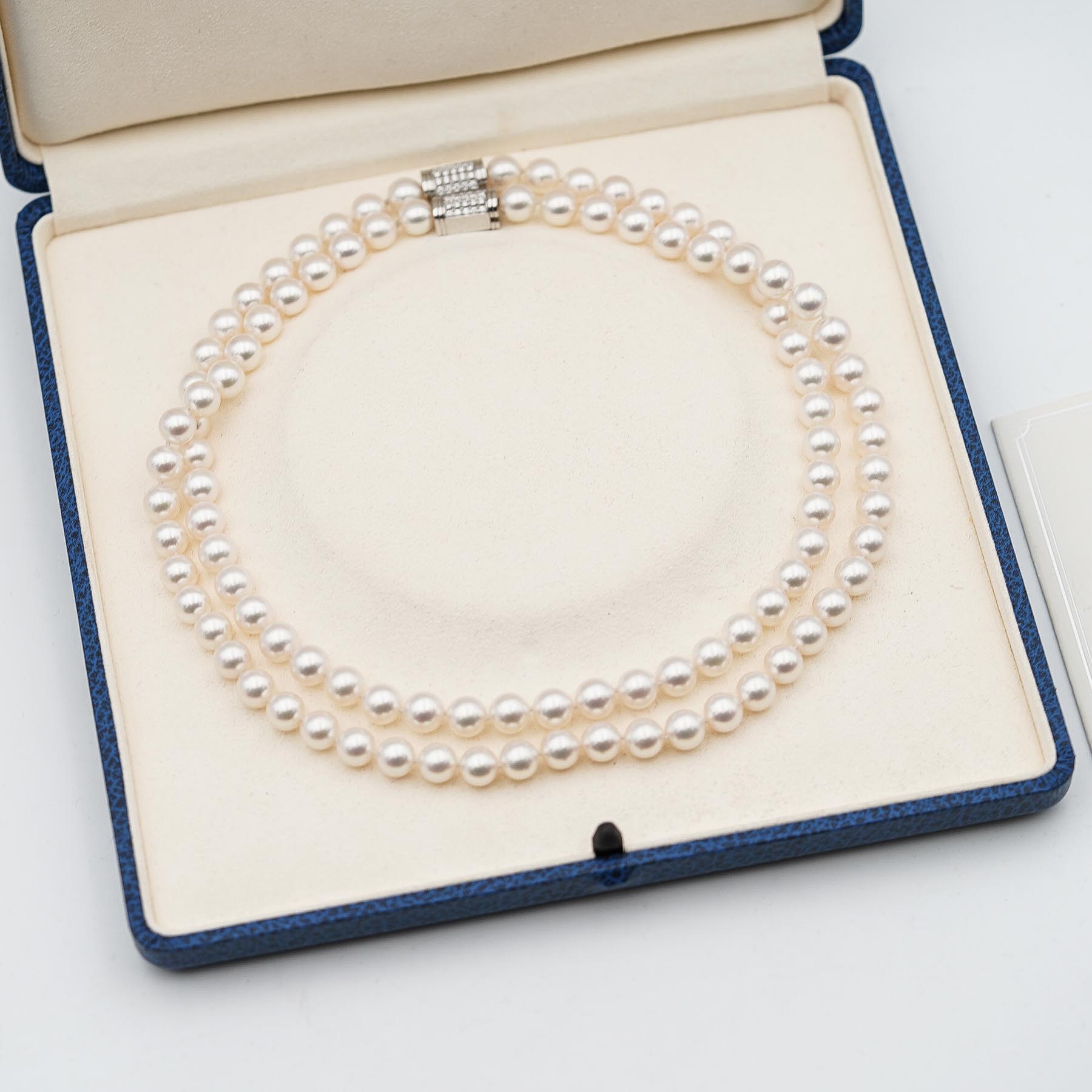 Mikimoto Akoya Double Strand Necklace