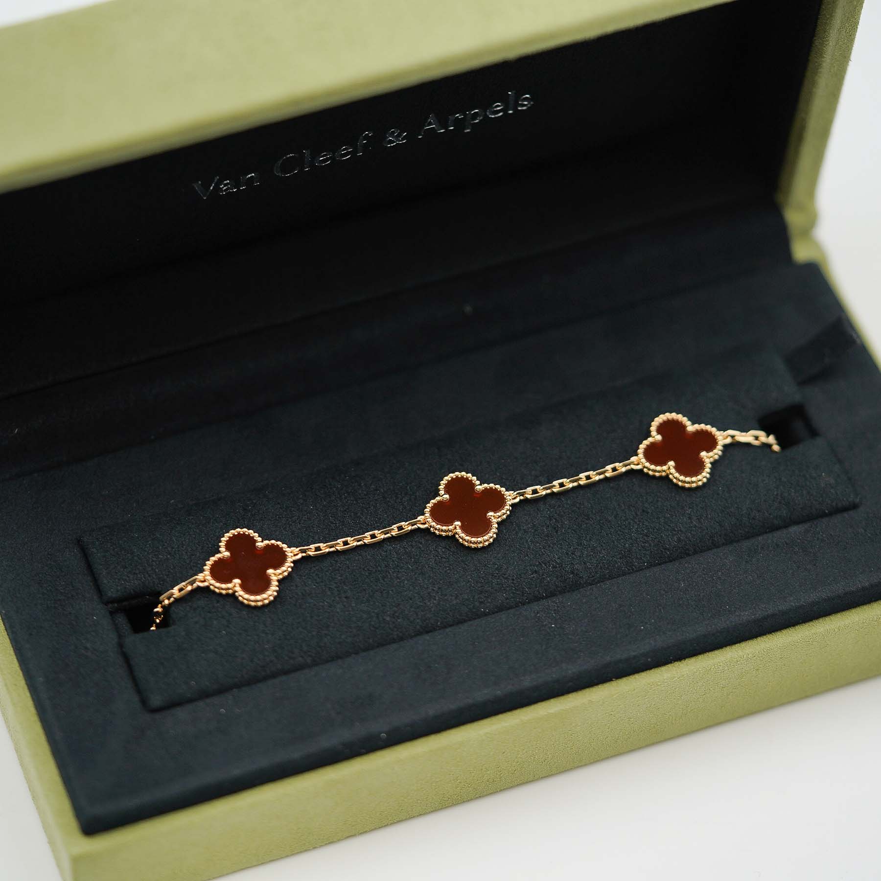 Van Cleef & Arpels Vintage Alhambra bracelet, 5 motifs Armband