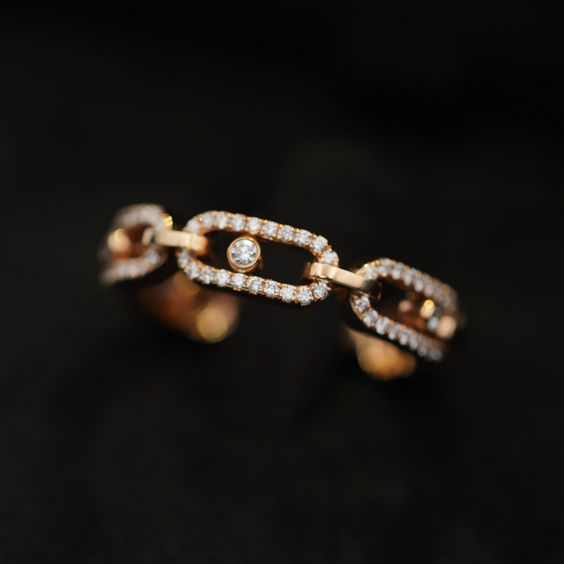 Messika Move Link Multi Pavée Ring