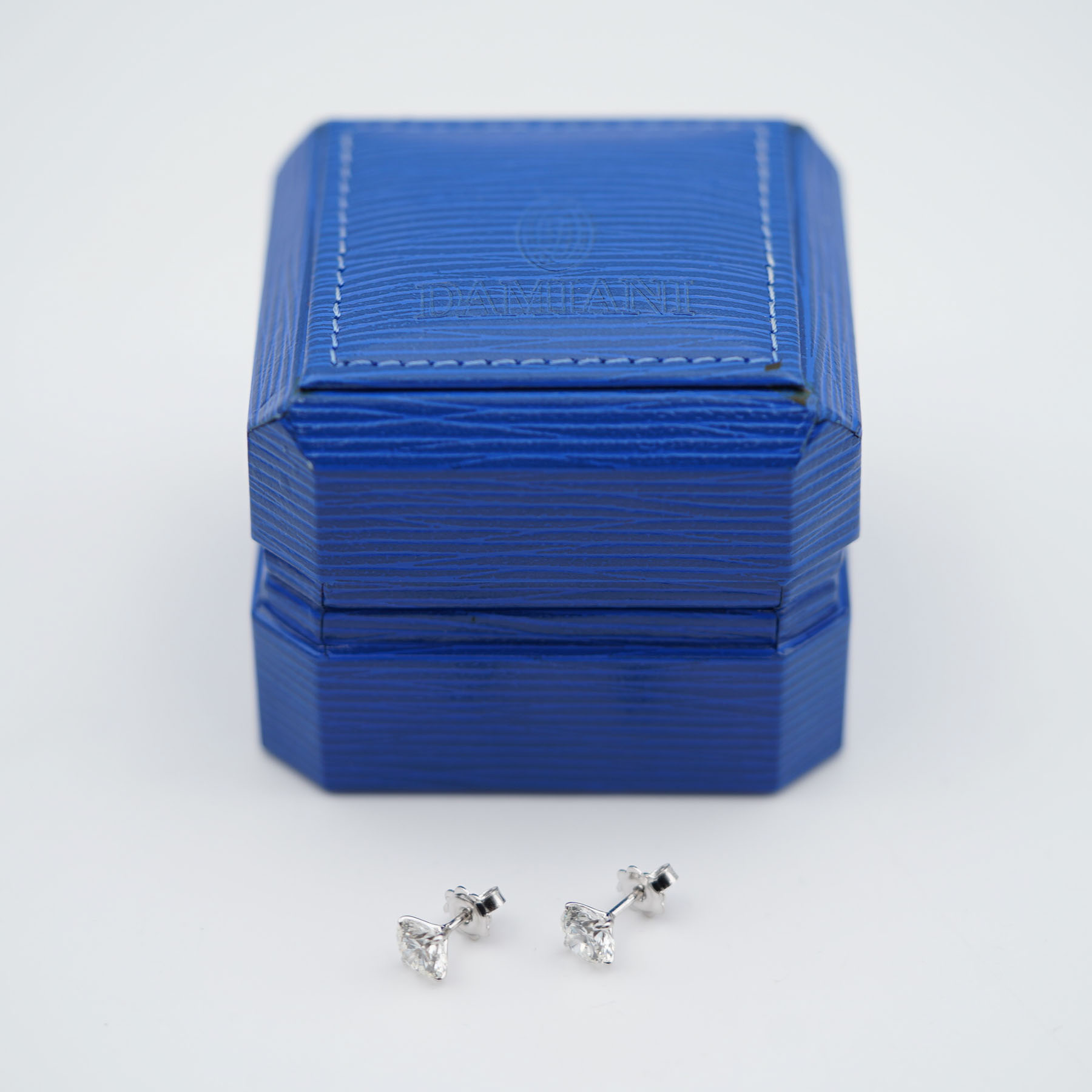 Jewellery Round Diamond 3.0ct Solitare Stud Earrings