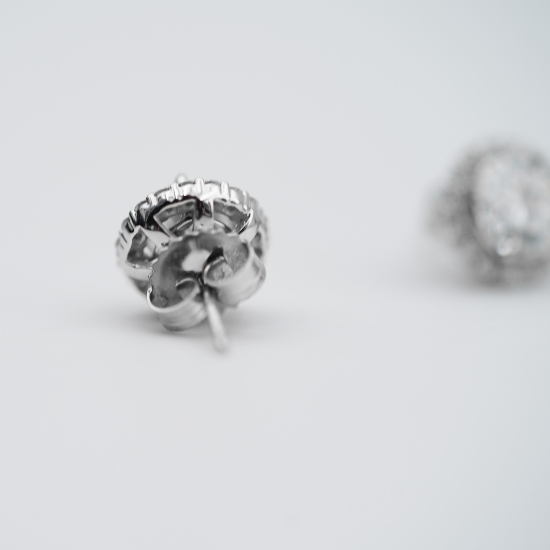 Jewellery Constellation Round Diamond Solitare 2.5 ct Earrings