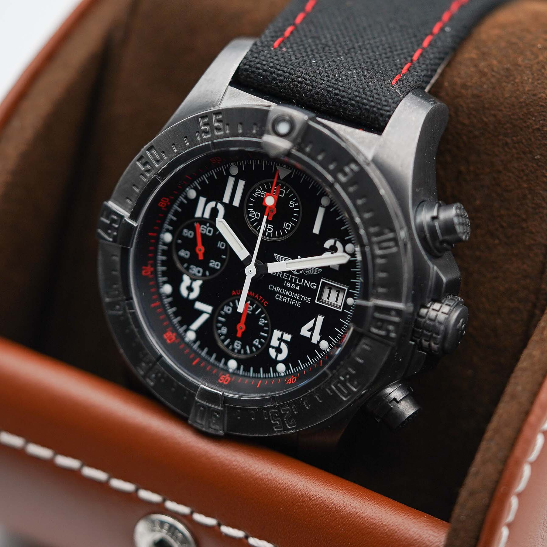 Breitling Avenger Skyland Blacksteel