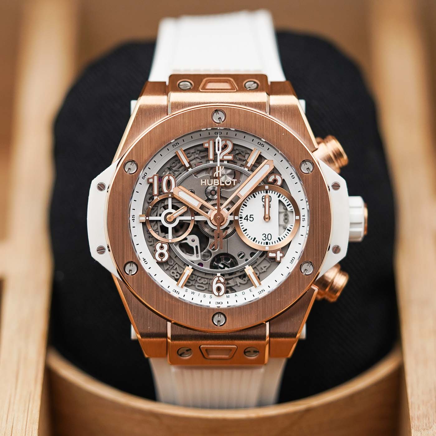 Hublot Big Bang Unico 42 King Gold White