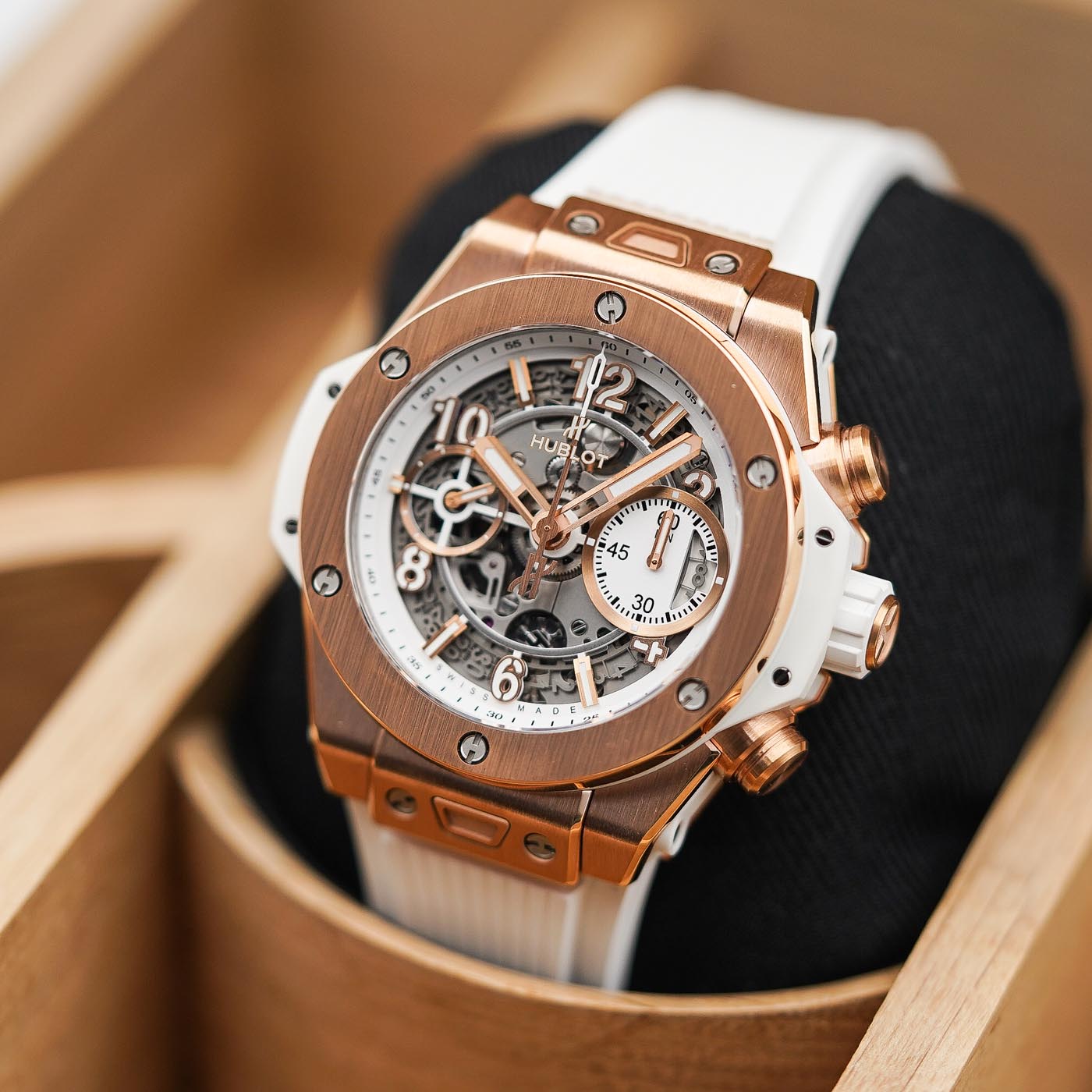 Hublot Big Bang Unico 42 King Gold White