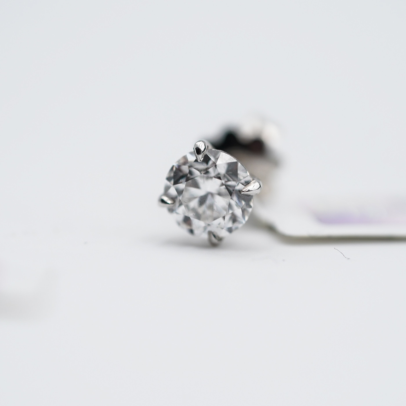 Jewellery Round Diamond Stud Earrings