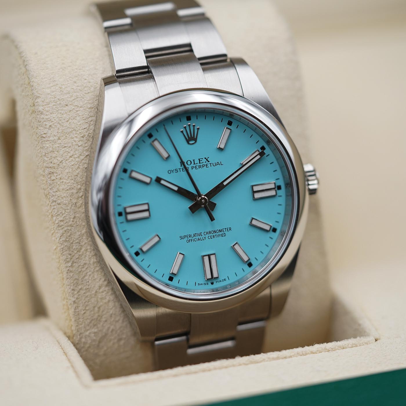Rolex Oyster Perpetual 41 mm Tiffany Custom