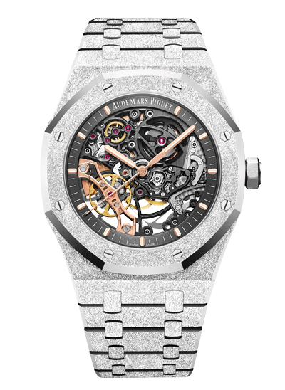 Audemars Piguet Royal Oak Frosted Gold Double Balance Wheel Openworked