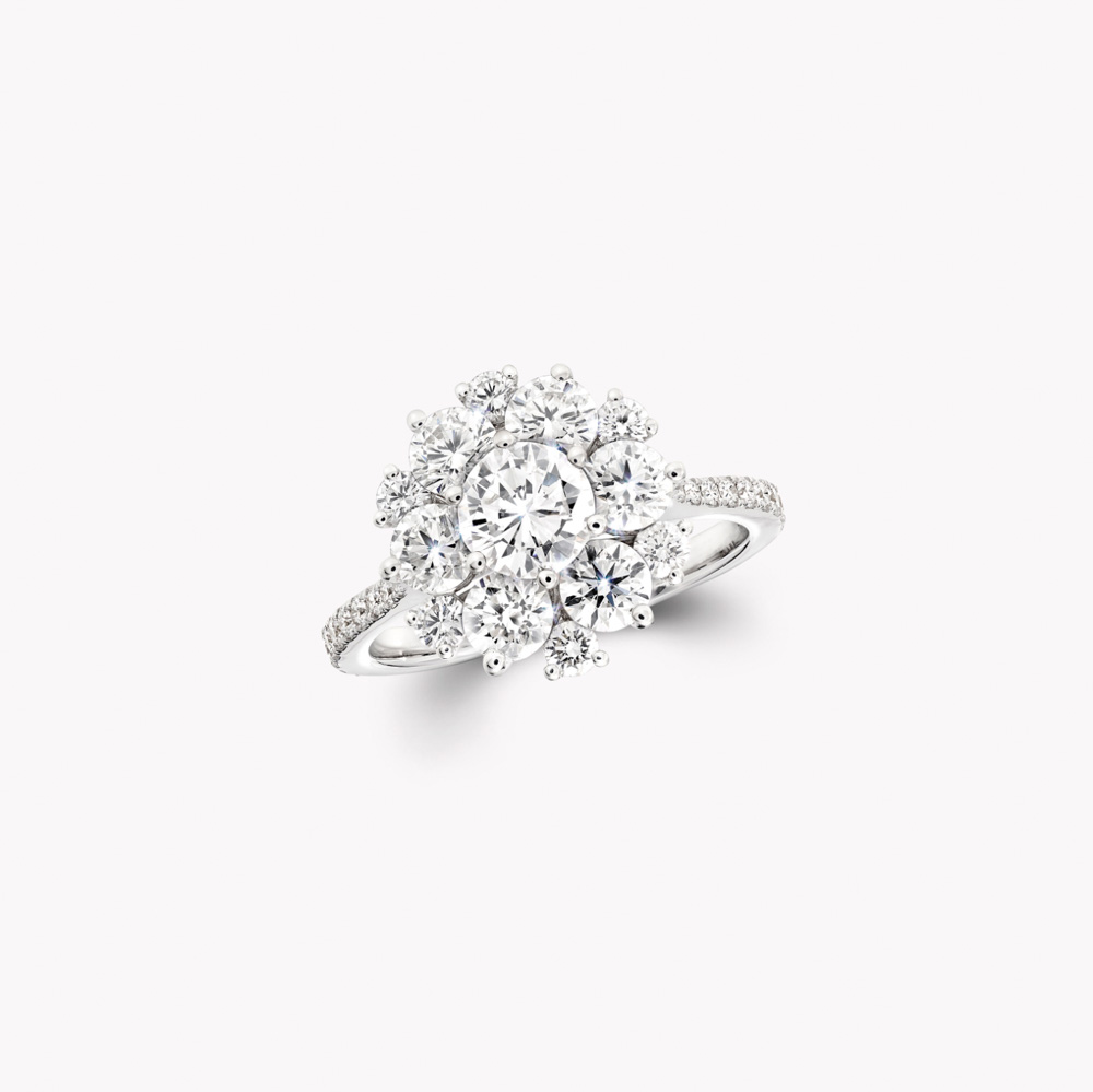 Graff Round Diamond Cluster Ring Ringa