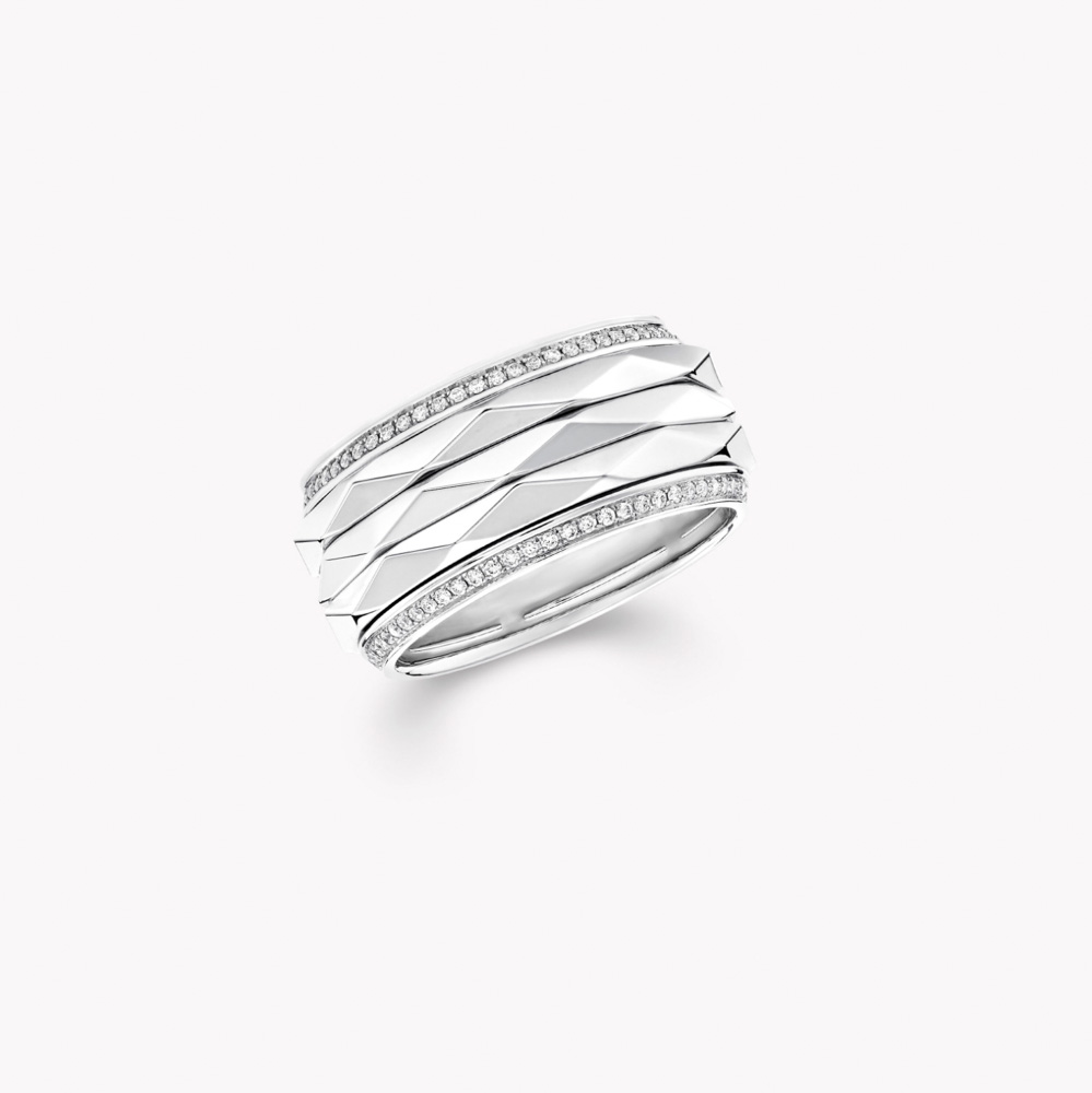 Graff Laurence Graff Signature Triple Spinning Diamond Band Sõrmused