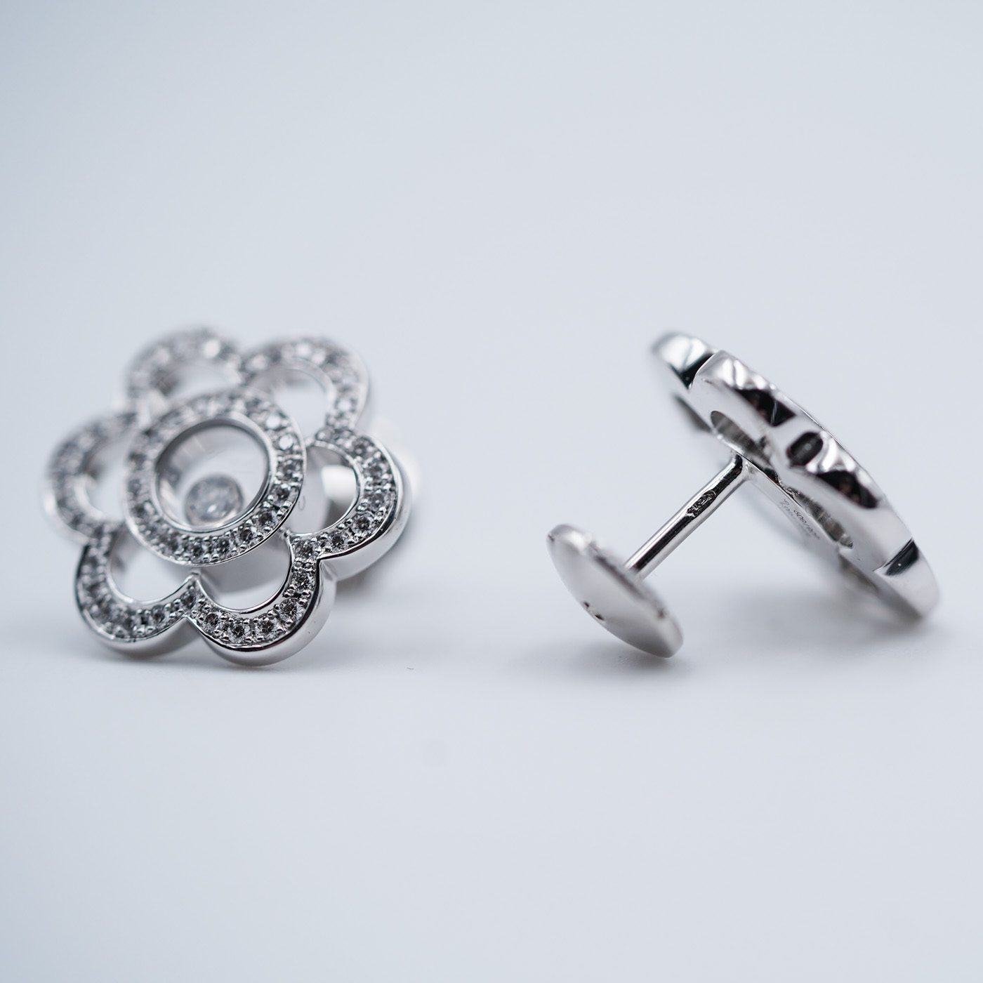 Chopard Happy Diamonds Flower Earrings