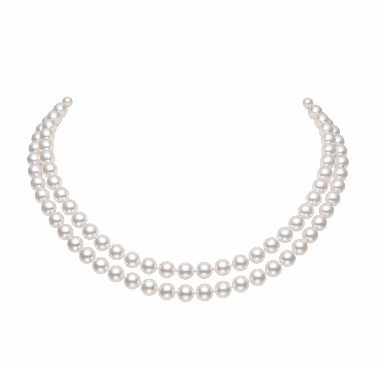 Mikimoto Akoya Double Strand Necklace