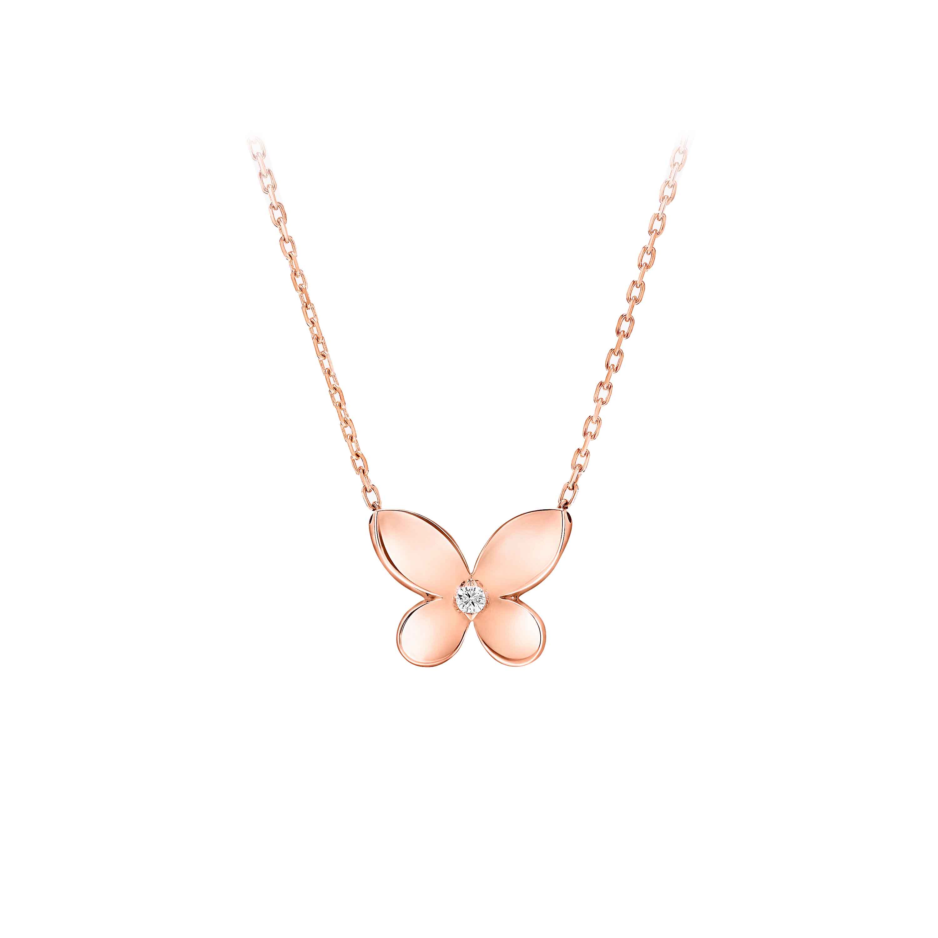 Graff Mini Butterfly Pendant Necklace