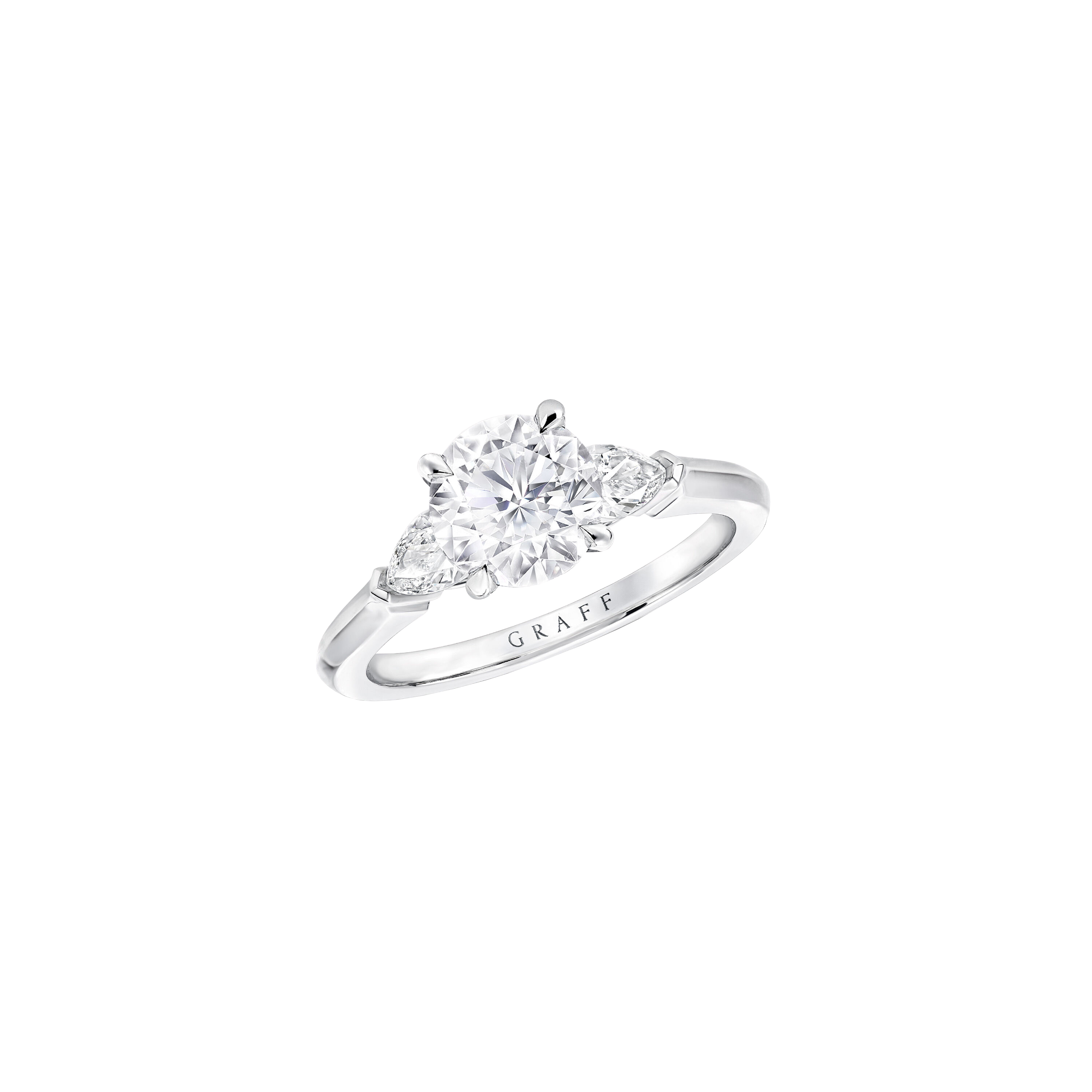 Graff Promise Round Diamond Engagement Ring Кольцo