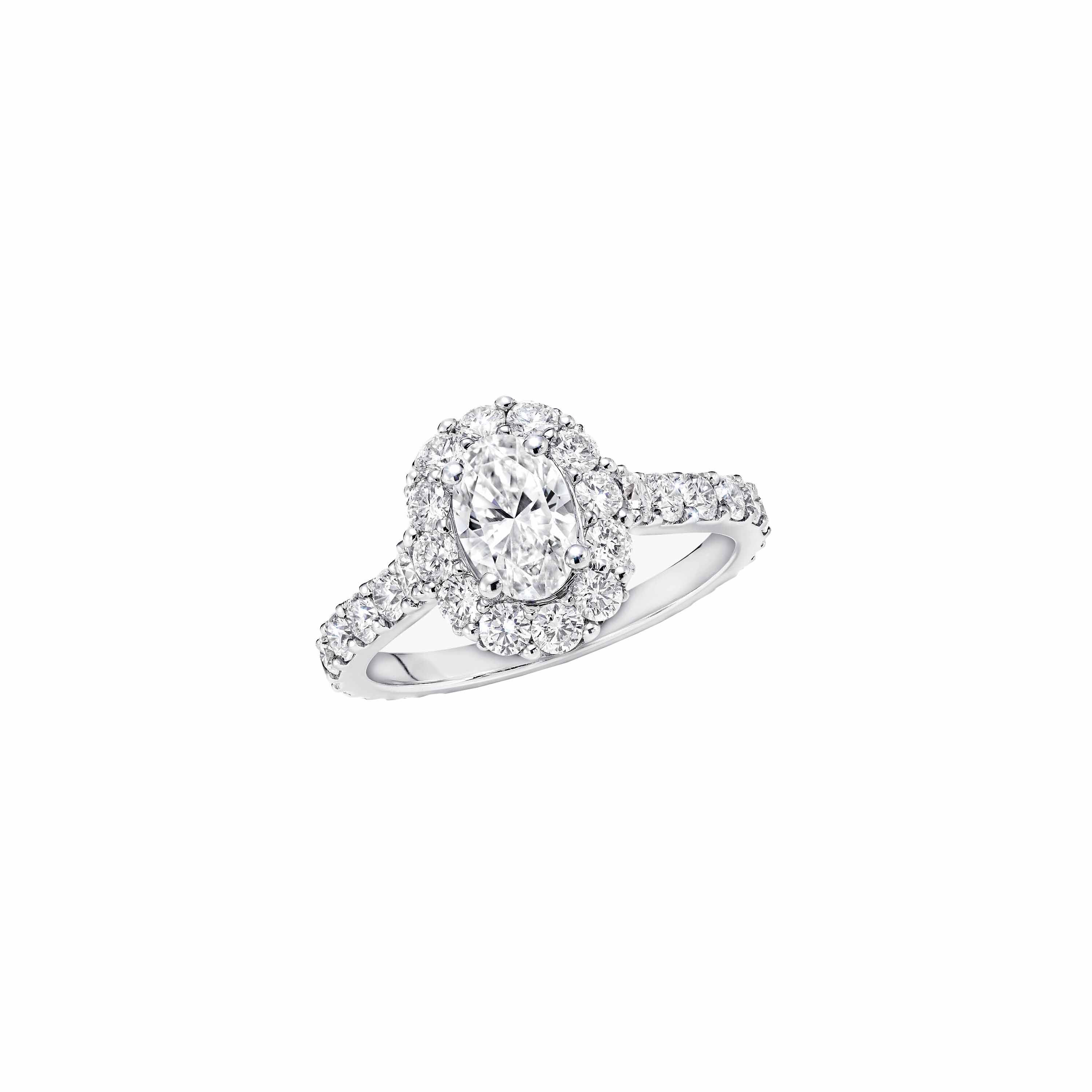 Graff Icon Oval Diamond Engagement Ring Ring