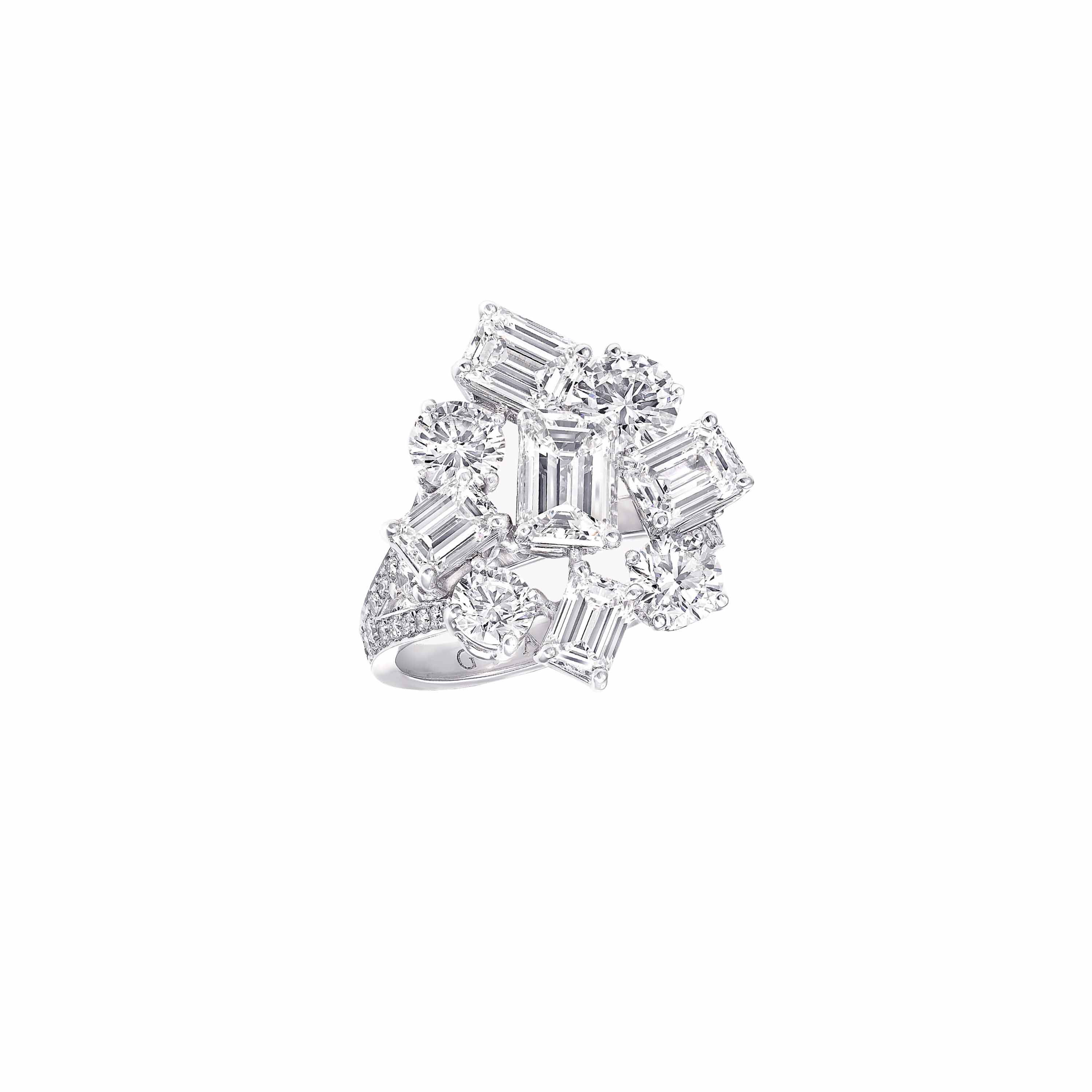 Graff Multi Shape Diamonds Ring (Size 51) Ringe